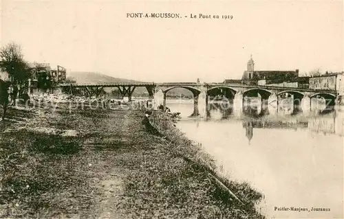 AK / Ansichtskarte Pont a Mousson_54 Le pont en 1919 