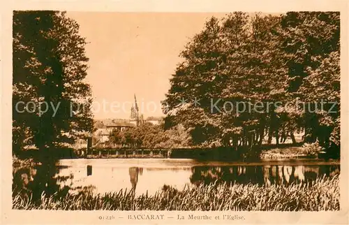 AK / Ansichtskarte Baccarat_54 La Meurthe et l eglise 