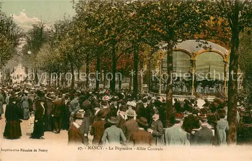 AK / Ansichtskarte Nancy_54 La Pepiniere Allee Centrale 