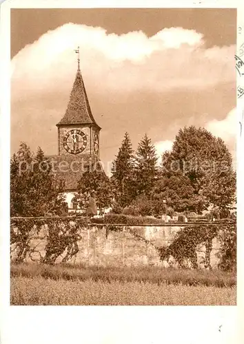 AK / Ansichtskarte Kilchberg__ZH Kirche 