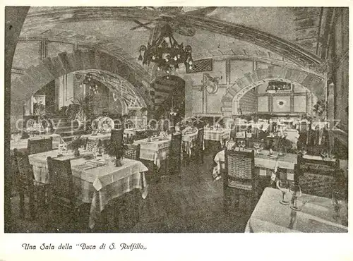 AK / Ansichtskarte Florenz_Firenze Restaurant Buca S. Ruffillo Innenansicht 