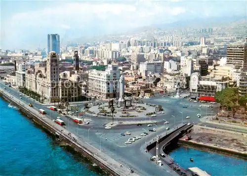 AK / Ansichtskarte Santa_Cruz_de_Tenerife Fliegeraufnahme Santa_Cruz_de_Tenerife