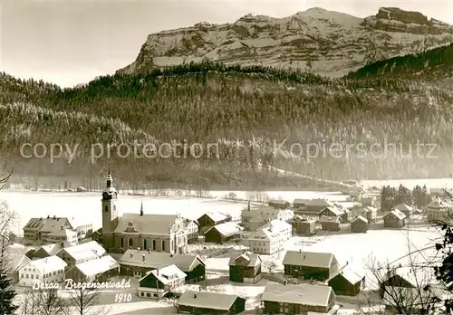 AK / Ansichtskarte Bezau_Vorarlberg Teilansicht im Schnee Bezau Vorarlberg
