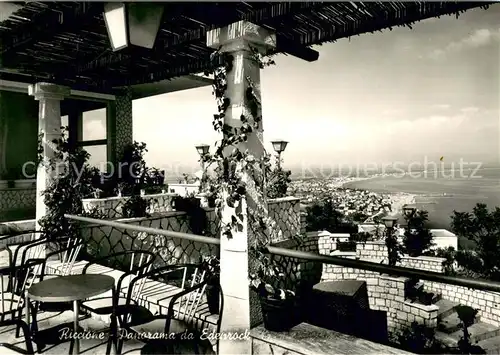 AK / Ansichtskarte Riccione_Italia Panorama aus d. Edenrock gesehen 