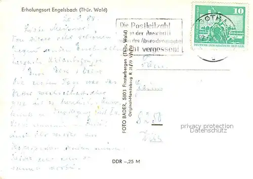 AK / Ansichtskarte Engelsbach Gesamtansicht Engelsbach