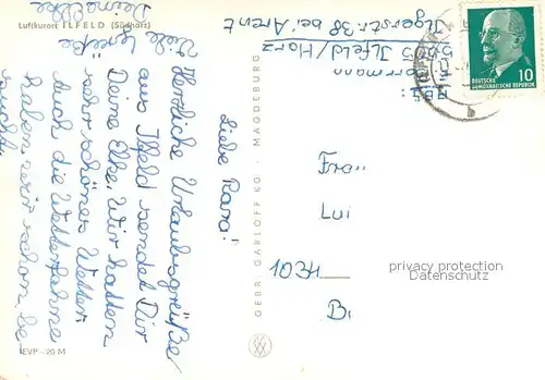 AK / Ansichtskarte Ilfeld_Suedharz Teilansicht Ilfeld Suedharz