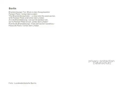 AK / Ansichtskarte Berlin Fliegeraufnahme Brandenburger Tor Sowjetsektor Pariser Platz Unter den Linden Berlin