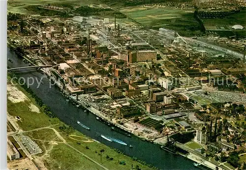 AK / Ansichtskarte Frankfurt_Main Fliegeraufnahme Farbwerke Hoechst AG Frankfurt Main
