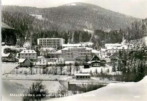 AK / Ansichtskarte Moenichkirchen_AT Dorfpartie im Schnee 