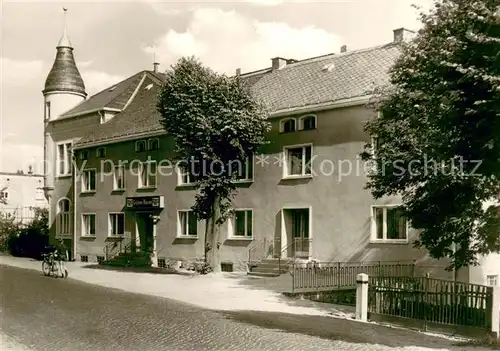 AK / Ansichtskarte Grossroehrsdorf_Sachsen Gaststaette Gruener Baum Grossroehrsdorf Sachsen