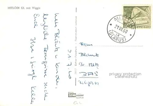 AK / Ansichtskarte Mitloedi Gesamtansicht m. Wiggis Mitloedi