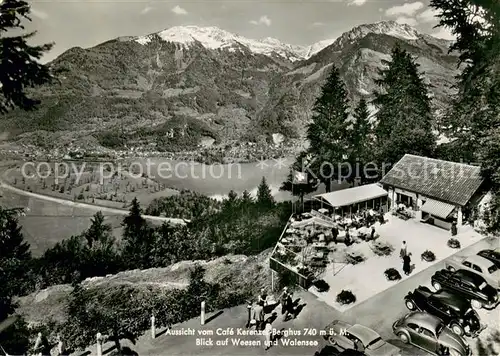 AK / Ansichtskarte Filzbach_GL Aussicht Cafe Kerenzer Berghus 