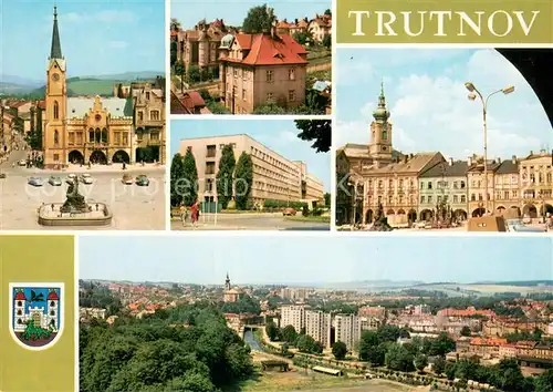 AK / Ansichtskarte Trutnov Radnice Ceska ctvrf ONV Nameti Celkovy pohled Trutnov