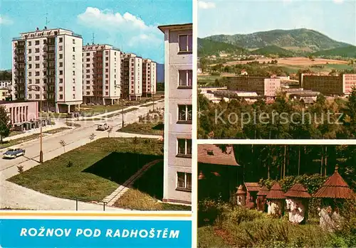 AK / Ansichtskarte Roznov_pod_Radhostem Hochhaeuser Panorama Motiv Roznov_pod_radhostem