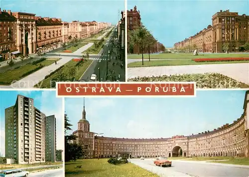 AK / Ansichtskarte Poruba Leninova trida Vezovy dum a Namesti 9 kvetna Poruba