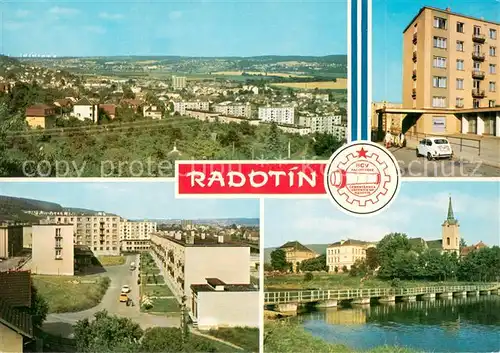 AK / Ansichtskarte Radotin Celkovy pohled Restaurace a kavarna Berounka Sidliste Pohled od reky Berounky Radotin