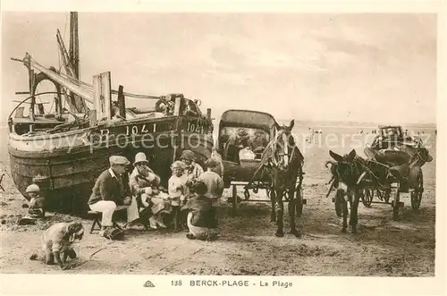 AK / Ansichtskarte Berck Plage_62 A la plage 