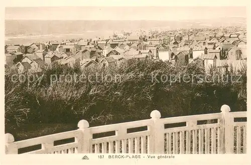 AK / Ansichtskarte Berck Plage_62 Vue generale 