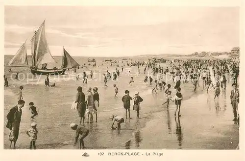 AK / Ansichtskarte Berck Plage_62 La plage 