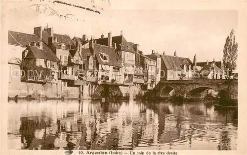 AK / Ansichtskarte Argenton_36 sur Creuse Un coin de la rive droite 