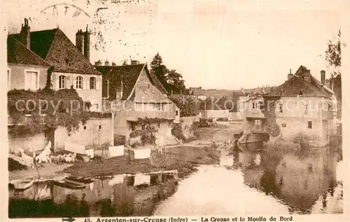 AK / Ansichtskarte Argenton_36 sur Creuse La Creuse et le Moulin de Bord 