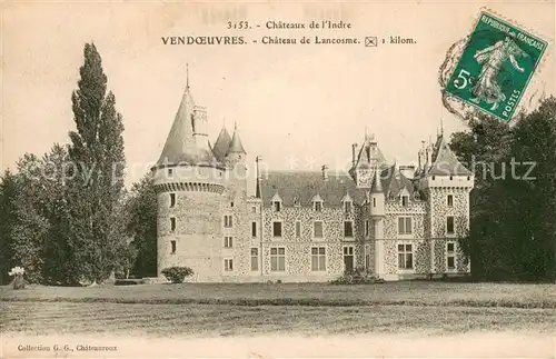 AK / Ansichtskarte Vendoeuvres_36_Indre Chateau de Lancosme 
