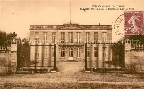 AK / Ansichtskarte Bouges le Chateau_36 Chateau a l Italienne bati en 1762 