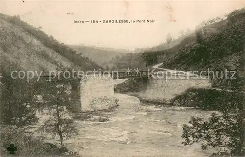 AK / Ansichtskarte Gargilesse Dampierre_36_Indre Pont noir 