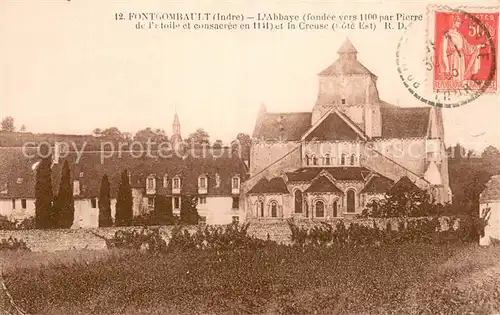 AK / Ansichtskarte Fontgombault_Fontgombaud Abbaye 12e siecle 
