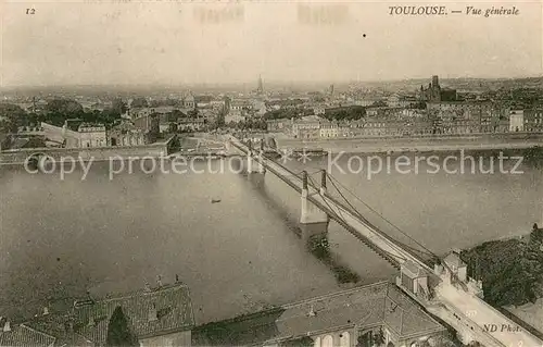 AK / Ansichtskarte Toulouse_31 Pont sur la Garonne vue sur la ville 