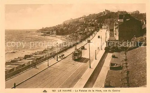 AK / Ansichtskarte Le_Havre La falaise de la Heve vue du casino Le_Havre