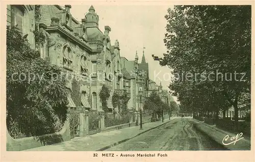 AK / Ansichtskarte Metz_Moselle Avenue Marechal Foch Metz_Moselle