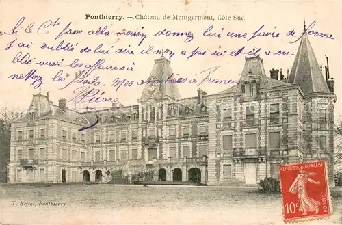 AK / Ansichtskarte Ponthierry Chateau de Montgermont cote sud 