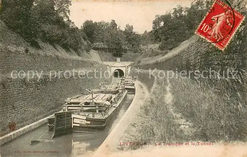 AK / Ansichtskarte Liverdun_54 La Tranchee et le tunnel Bateau 
