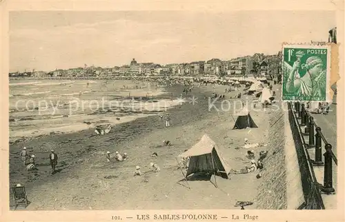 AK / Ansichtskarte Les_Sables d_Olonne_85 La plage 
