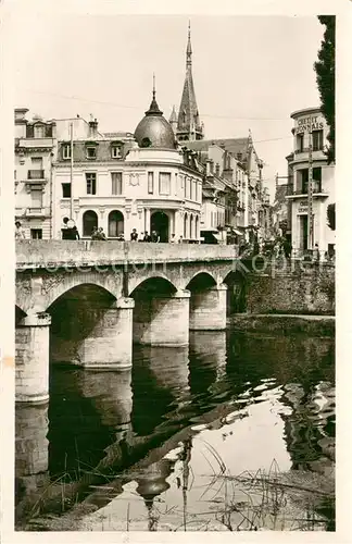AK / Ansichtskarte Melun_77 Pont de pierre et Rue Saint Aspais 