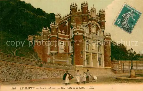 AK / Ansichtskarte Sainte Adresse Une villa de la cote Sainte Adresse