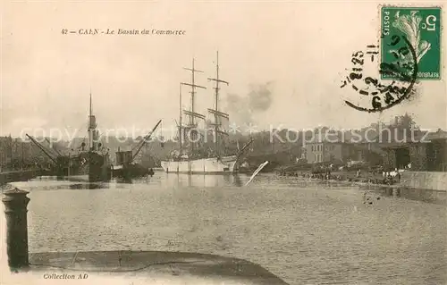 AK / Ansichtskarte Caen Bassin du Commerce Port Bateaux Caen