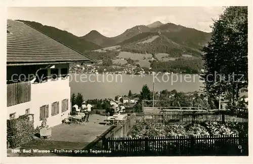 AK / Ansichtskarte Bad_Wiessee_Tegernsee Freihaus Panorama Bad_Wiessee_Tegernsee