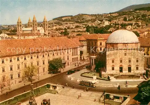 AK / Ansichtskarte Pecs Szechenyiplatz Pecs