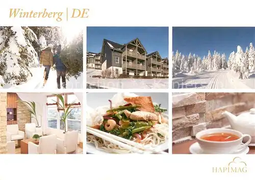 AK / Ansichtskarte Winterberg_Hochsauerland Hapimag Hotel Winteridylle Gaststube Fruehstuecksbuffet Winterberg_Hochsauerland