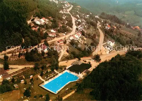 AK / Ansichtskarte Wieda Fliegeraufnahme mit Freibad Wieda