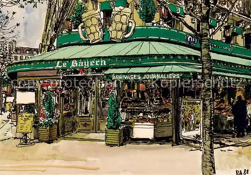 AK / Ansichtskarte Paris_75 Brasserie Le Bayern 