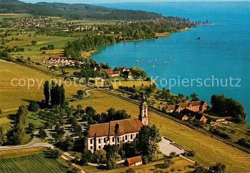 AK / Ansichtskarte Birnau_Bodensee Basilika Birnau Fliegeraufnahme 