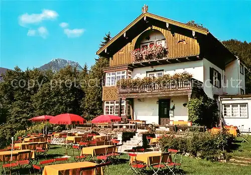 AK / Ansichtskarte Oberaudorf Restaurant Cafe Pension Hummelei Oberaudorf