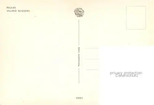 AK / Ansichtskarte Pesaro_IT Villino Rugger 