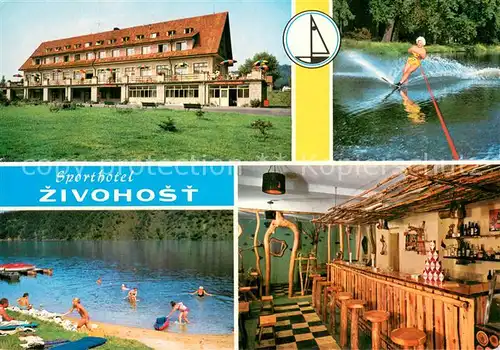 AK / Ansichtskarte Zivohost_CZ Sporthotel Zivohost Slapska prehrada 