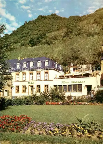 AK / Ansichtskarte Bernkastel Kues Terrassen Hotel Pension Haus Behrens Bernkastel Kues