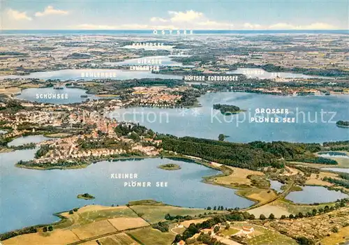 AK / Ansichtskarte Ploen_See Fliegeraufnahme Ploen_See