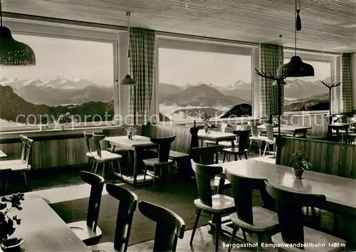 AK / Ansichtskarte Kampenwand_Chiemgau Berggasthof Kampenwandseilbahn Kampenwand Chiemgau